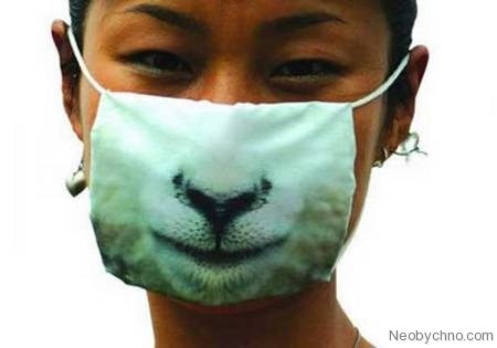 хирургические маски с рисунками мордочек животных
