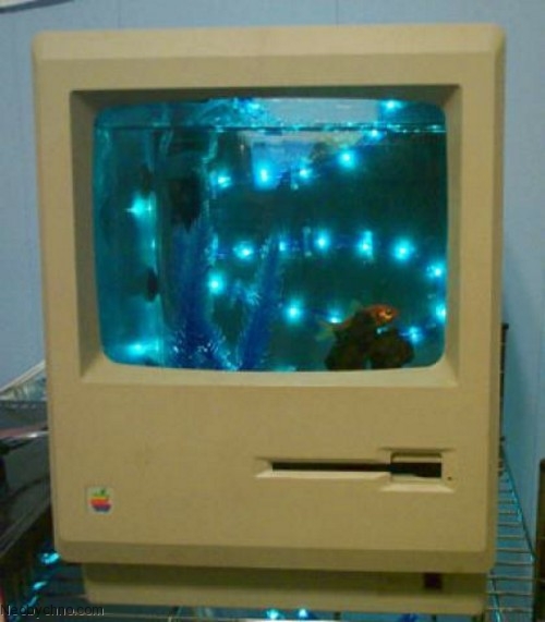 аквариумы из старых MAC-ов