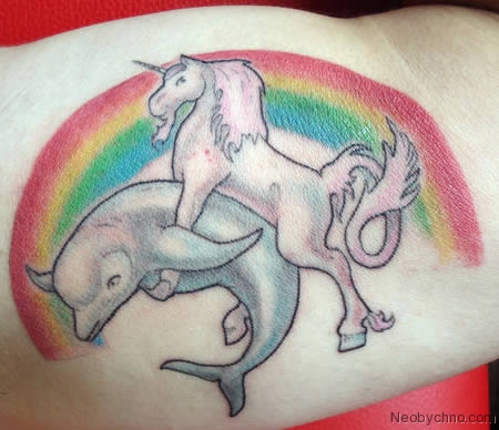 идиотская татуировка с животными