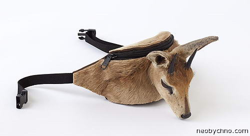 Поясная сумка с головой антилопы