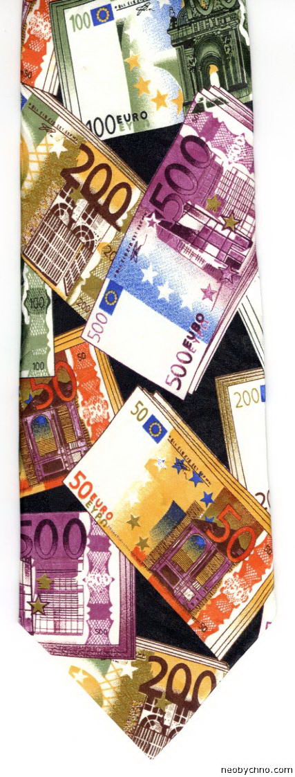 Галстук с евро