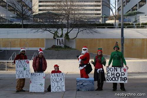 Санта Клаус борется за экологию