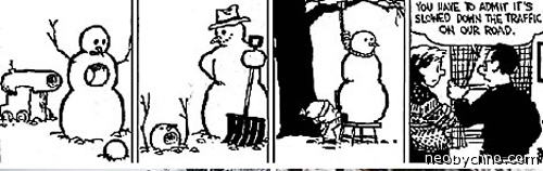 Комикс о снеговиках