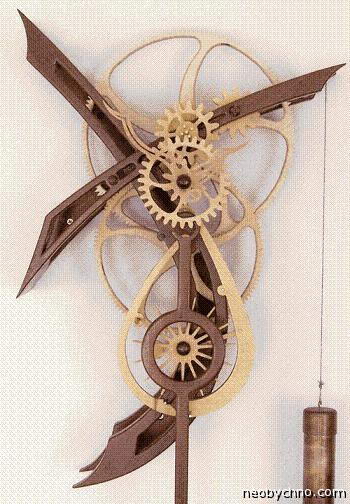 Деревянные часы Модель Т