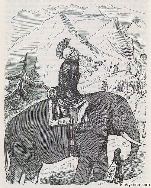 Сурус - слон в Альпах